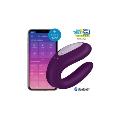 Double Joy - Partner Vibrator - Violet - Afbeelding 6