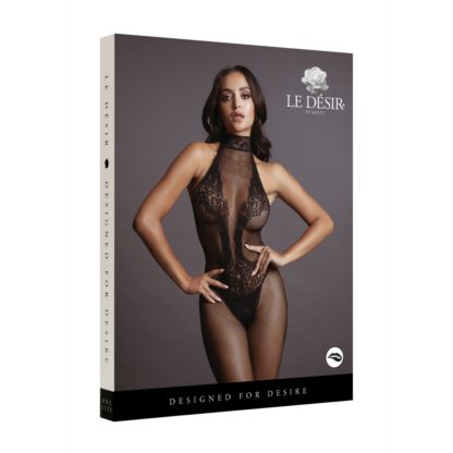 Visnet en Kant Bodystocking - Één Maat - Afbeelding 2