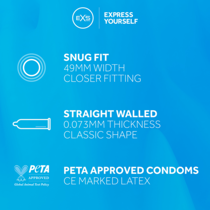 EXS Snug Fit - Condoms - 100 Stuks - Afbeelding 4