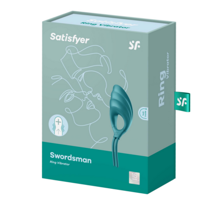 Zwaardvechter - Vibrerende Cockring - Groen - Afbeelding 2