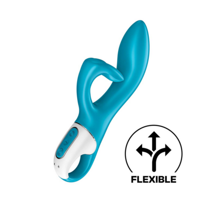 Omarm Mij - Konijnen Vibrator - Turquoise - Afbeelding 6