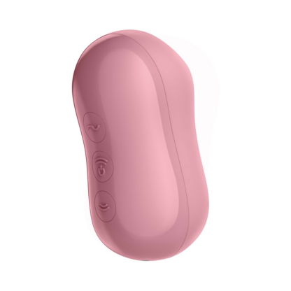Suikerspin - Dubbele Luchtpulsvibrator - Licht Rood - Afbeelding 5
