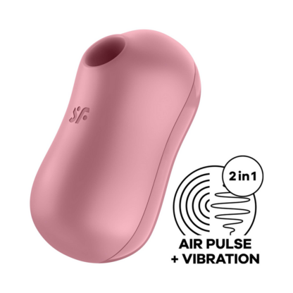 Suikerspin - Dubbele Luchtpulsvibrator - Licht Rood - Afbeelding 6