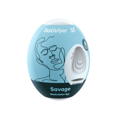 Savage - Masturbator Egg - Licht Blauw - Afbeelding 2