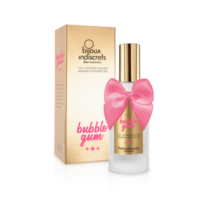2 in 1 Silicone Massage Gel en Intimate Gel - Bubblegum - 3 fl oz / 100 ml - Afbeelding 2