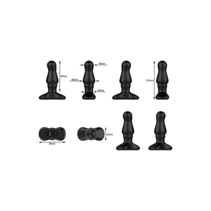 Bolster - Butt Plug met Opblaasbare Punt - Afbeelding 3