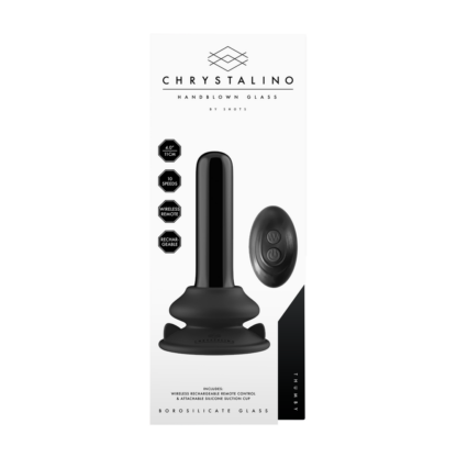 Thumby - Glad glazen vibrator met zuignap - Afbeelding 3