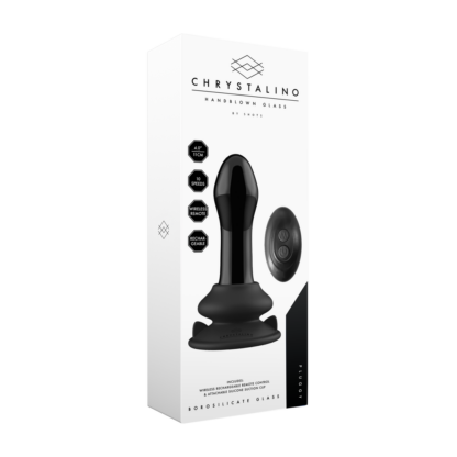Pluggy - Glazen Vibrator met Zuignap - Afbeelding 2