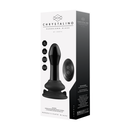 Pluggy - Glazen Vibrator met Zuignap - Afbeelding 4