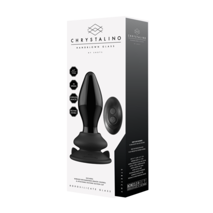 Rekbare - Glazen Vibrator met Zuignap - Afbeelding 4