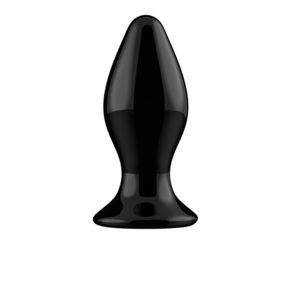 Rekbare - Glazen Vibrator met Zuignap - Afbeelding 5