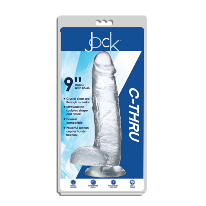 Dildo met ballen - 9 / 23 cm - Afbeelding 2