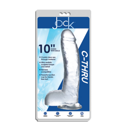 Dildo met Ballen - 10 / 25,5 cm - Afbeelding 2