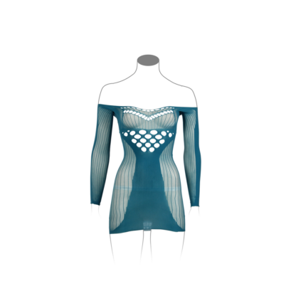 Langsleeve Net Mini Dress - One Size - Afbeelding 7