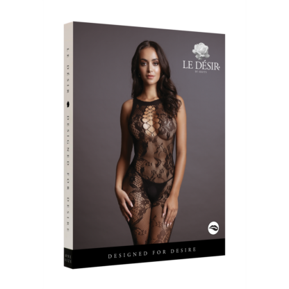 Criss Cross Neck Bodystocking - One Size - Afbeelding 2