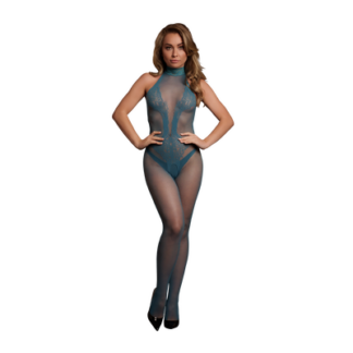 Visnet en Kant Bodystocking - Één Maat