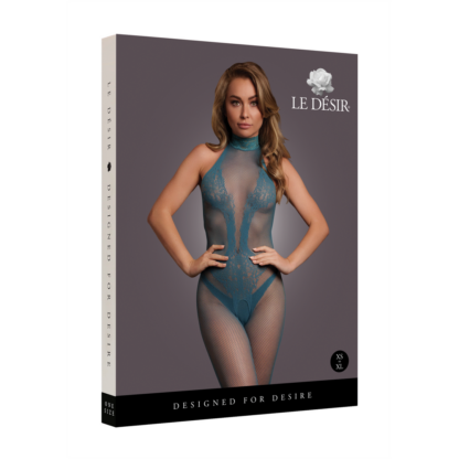 Visnet en Kant Bodystocking - Één Maat - Afbeelding 2
