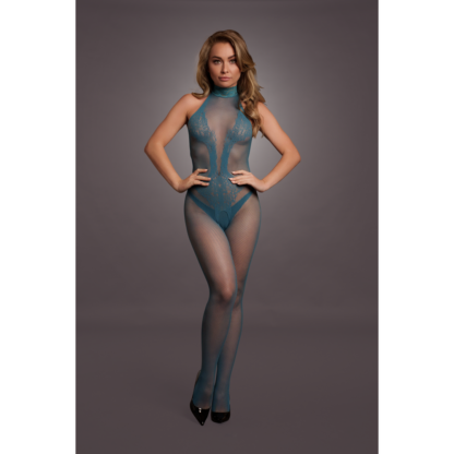 Visnet en Kant Bodystocking - Één Maat - Afbeelding 5