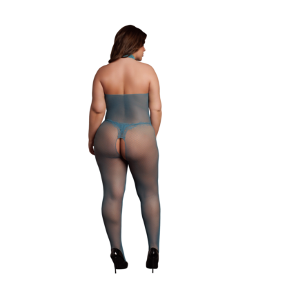 Visnet en Kant Bodystocking - Koninginneformaat - Afbeelding 4