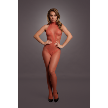 Visnet en kant bodystocking - Eén maat - Afbeelding 5