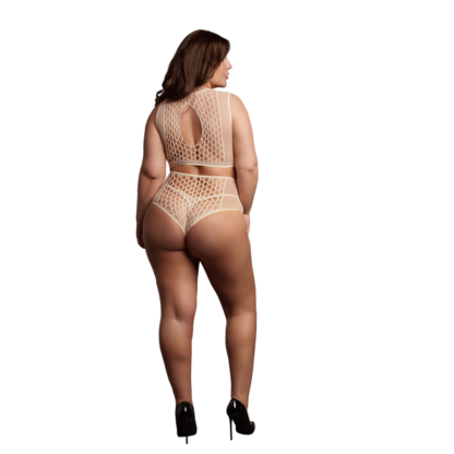 Duo Net Key-Hole Beha Set - Queen Size - Afbeelding 4