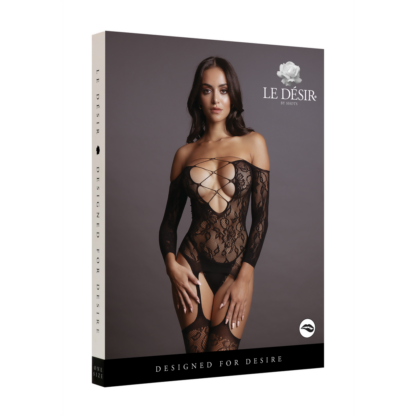 Criss Cross Neck Bodystocking - One Size - Afbeelding 2