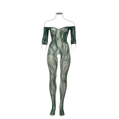 Kant Lange Mouwen Bodystocking - Koninginmaat - Afbeelding 5