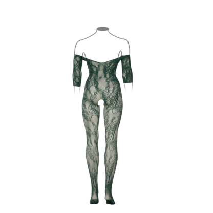 Kant Lange Mouwen Bodystocking - Koninginmaat - Afbeelding 6