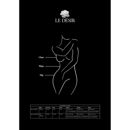 Suspender Gestreepte Panty - Plus Size - Afbeelding 7