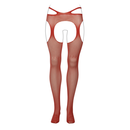 Suspenders pantyhoses met strappy taille - Koning grootte - Afbeelding 7