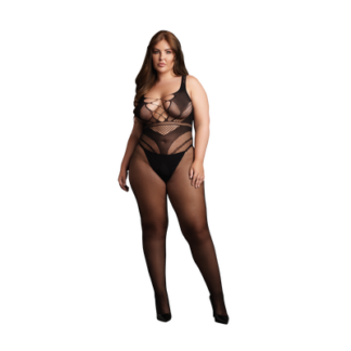 Bodystocking met Accentuated Lines - OSX - Zwart