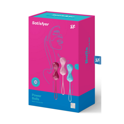 Power Balls - Kegel Balls - 3 Stuks - Turquoise/Rood/Roze - Afbeelding 2