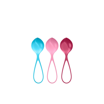 Versterkende Ballen - Kegelballen - 3 Stuks - Turquoise/Rood/Roze - Afbeelding 3