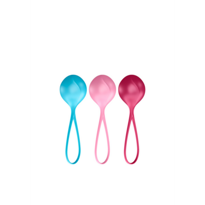 Versterkende Ballen - Kegelballen - 3 Stuks - Turquoise/Rood/Roze - Afbeelding 5