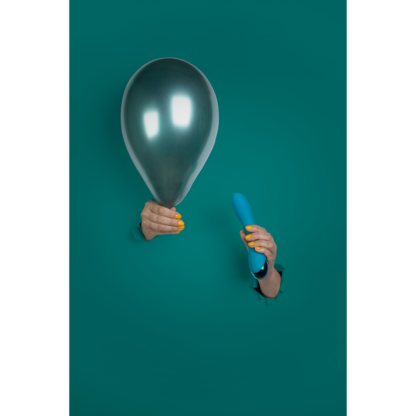 Glad Siliconen G-Spot Vibrator - Teal Blauw - Afbeelding 7