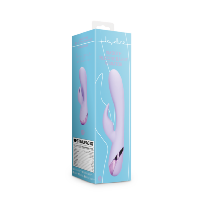 Zachte Silicone Konijn Vibrator - Digitale Lavendel - Afbeelding 2