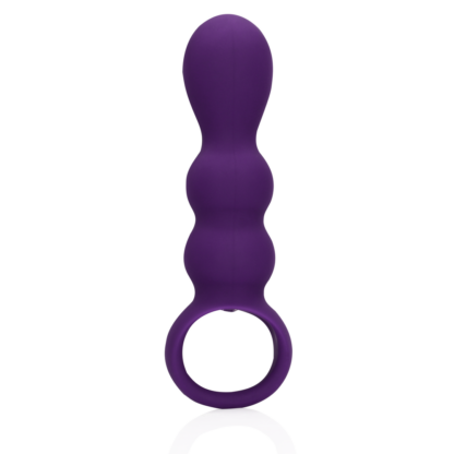 Druppelvormige Anaal Vibrator - Helder Paars - Afbeelding 5