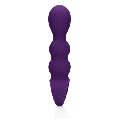 Druppelvormige Anaal Vibrator - Helder Paars - Afbeelding 6