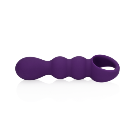 Druppelvormige Anaal Vibrator - Helder Paars - Afbeelding 7