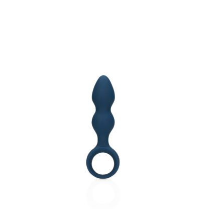 Druppelvormige Anale Plug - Klein - Baltisch Blauw - Afbeelding 4
