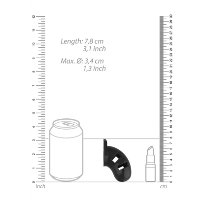 Model 13 Chastity Cock Cage - 2,5 / 6,5 cm - Afbeelding 7