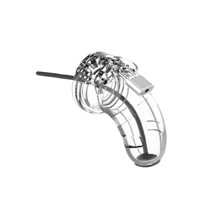 Model 15 Chastity Cock Cage met Urethrale Sounding - 3.5 / 9 cm - Afbeelding 7