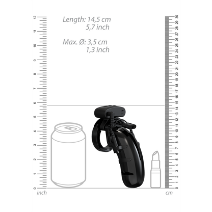 Model 22 Chastity Cock Cage met Electro - 4,5 / 11,5 cm - Afbeelding 7