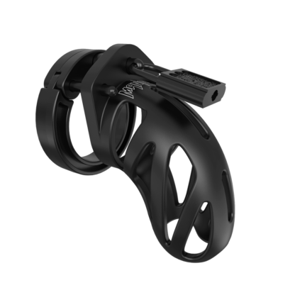 Model 24 - Chastity Cage - 3.5'' / 9 cm - Zwart - Afbeelding 7