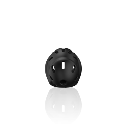 Model 27 - Ultra Soft Silicone Chastity Cage - Zwart - Afbeelding 5