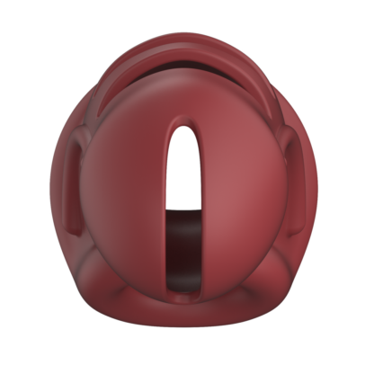 Model 28 - Ultra Soft Silicone Chastity Cage - Rood - Afbeelding 5