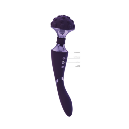 Shiatsu - Buigbare Massager Wand - Paars - Afbeelding 7