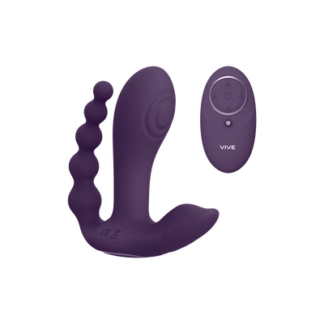 Kata - Pulse Wave Vibrerende Dubbele Penetratie Vibrator - Paars