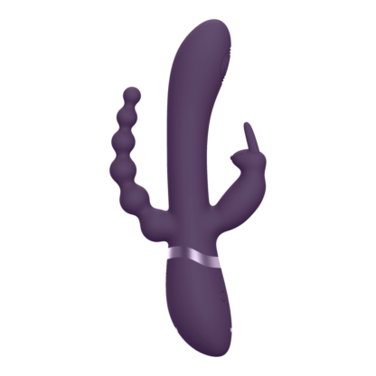 Rini - Pulse Wave Vibrating Double Penetration Rabbit - Paars - Afbeelding 4