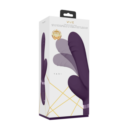 Tani - Finger Motion met Pulse-Wave Vibrator - Paars - Afbeelding 2